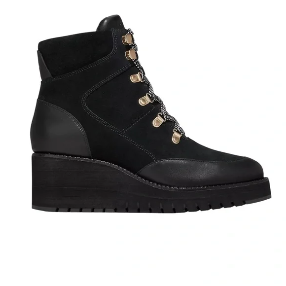 Cole Haan ZERØGRAND City Wedge Boots - Picture 2 of 9